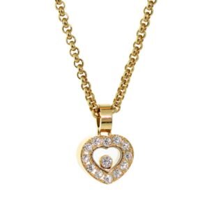 Chopard Happy Diamond Yellow Gold Diamond Necklace 792936-0001