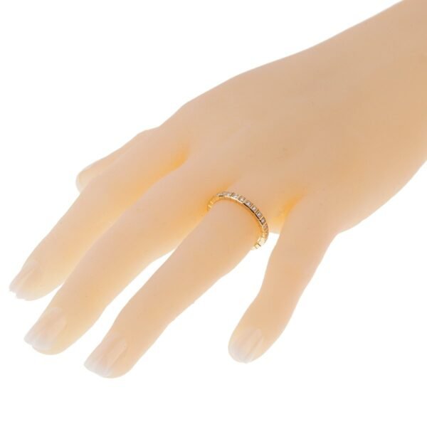 Chopard Ice Cube Diamond Eternity Gold Band Ring - Image 3