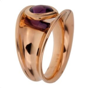 Chopard Imperiale Pear Amethyst Rose Gold Ring