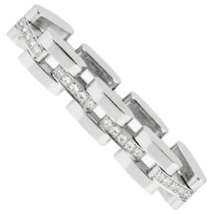 Chopard Les Chaines 3 Row White Gold Diamond Ring