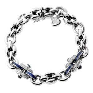 Chopard Sapphire Diamond White Gold Bracelet