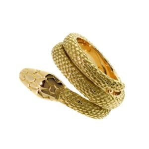 Vintage Cartier Snake Gold Ring