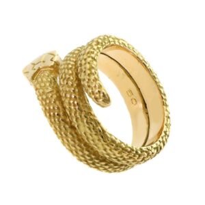 Vintage Cartier Snake Gold Ring