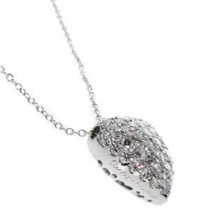 Cartier High Jewelry Heart Diamond Necklace in Platinum