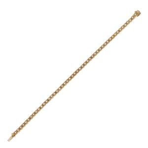 Chopard Ice Cube Diamond Yellow Gold Tennis Bracelet